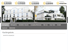 Tablet Screenshot of immo-wessmann.de